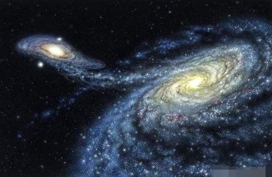 天文学家发现银河系和仙女系将在擦肩而过后再相撞相撞后会怎样