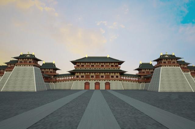 应天门从隋大业元年(605年)开始修建,是隋唐洛阳城紫微宫的正南门,历
